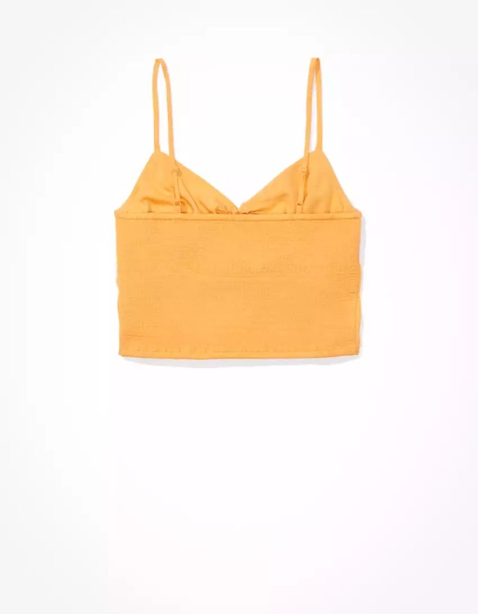 Chemises American Eagle AE Silky Cut-Out Cami Mangue Femme | JSM-62436220